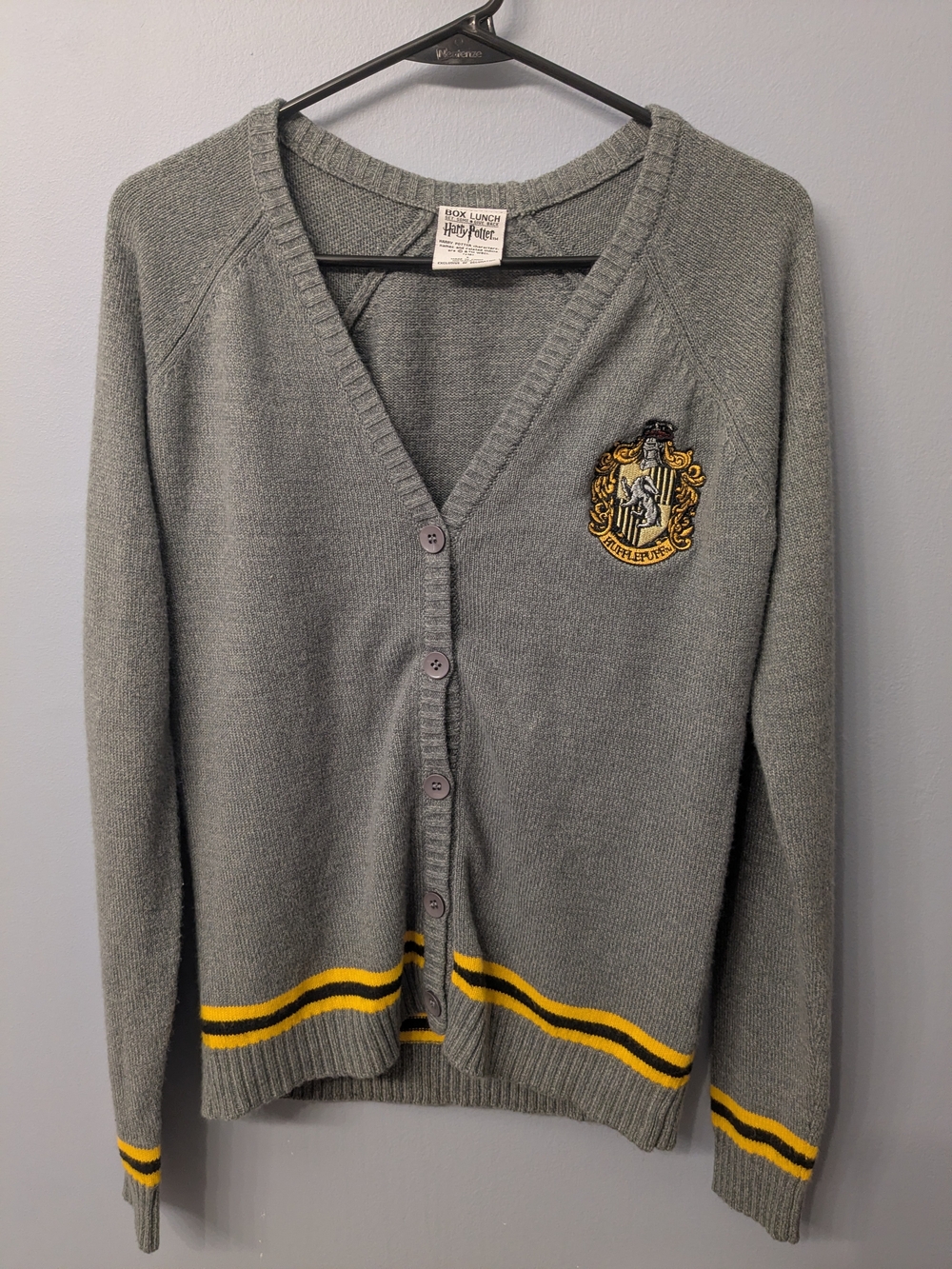 Harry Potter Hufflepuff Womens Cardigan - BoxLunch Exclusive